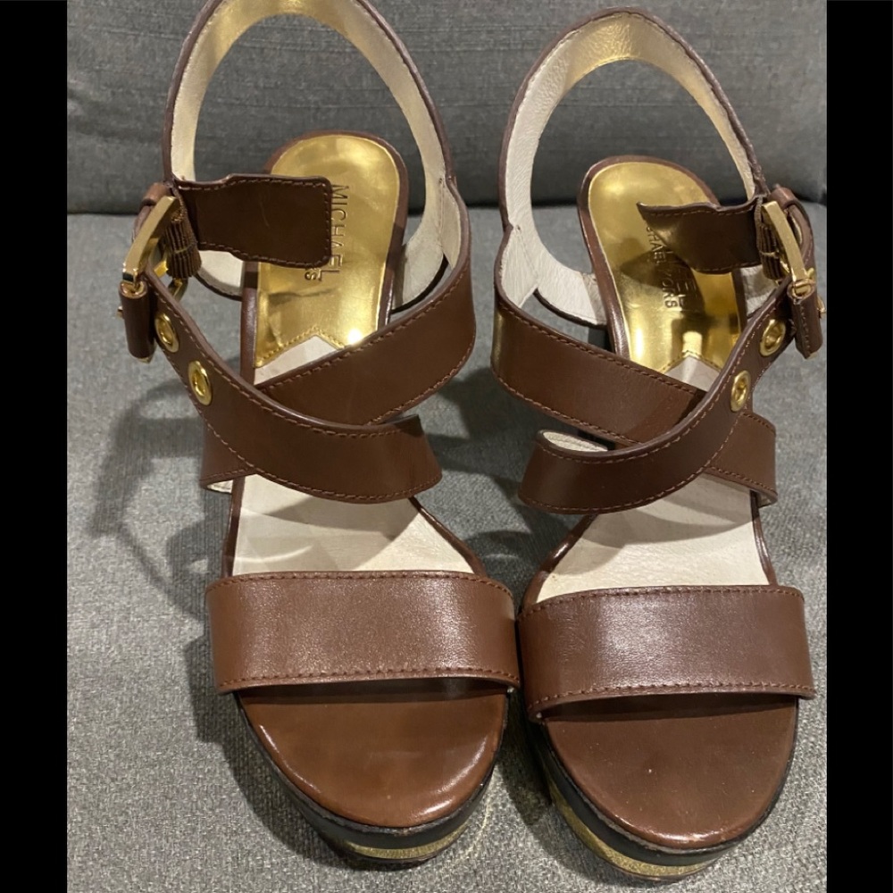 Michael Kors brown heels